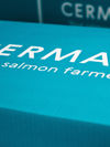 Cermaq branded box of salmon