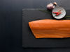 Salmon filet on slate plate