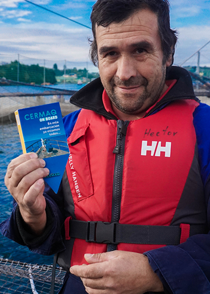 Trabajador centro de cultivo